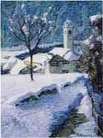Snowfall in Prestinone
