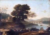 Pastoral Landscape with the Ponte Molle, Rome