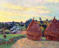 Haystacks at Ile de France