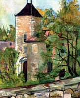 The Tower of Chateau de Saint-Bernard