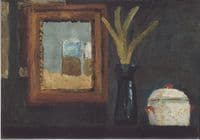 Still Life with Sugar Bowl and Hyacinth in Glass