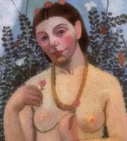 Self-Portrait with Amber Necklace