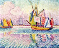 Boats at Anchor in Locmalo