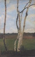 Landscape with Birches