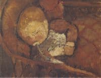 Child in the cradle