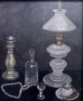 Still Life with White Lamp