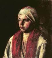 Girl with Red Kerchief