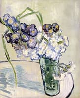Glass with Carnations