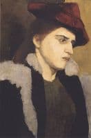 Portrait of a Young Lady in Red Hat