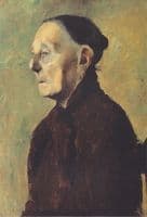 Bust of an Old Woman in Profile