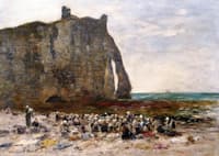 Laundresses at Etretat