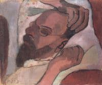 Otto Modersohn, sleeping