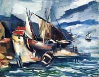 Boat in a Storm