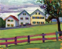 Three Houses in Murnau
