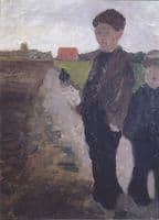 Two Boys on a Canal
