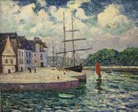 The Port of Saint Goustan at Auray