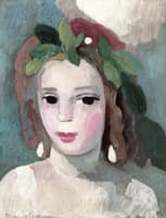 Girl Crowned with Leaves