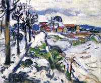 The Hills of Chatou in Winter