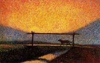 Dog on a Bridge