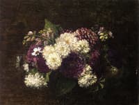 Chrysanthemums and Varied Flowers