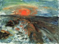 Sun above Snow Sludge
