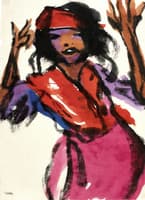 Dancer with Raised Arms