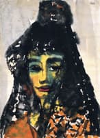 Spanish Woman in Full Face