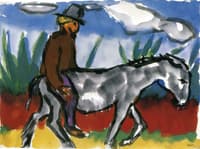 Donkey with Rider