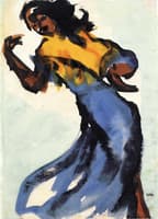 Dance in a Blue Skirt