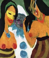 Women and Pierrot