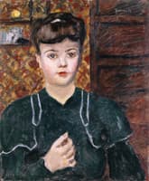 Young Woman, Blue-Green Dress