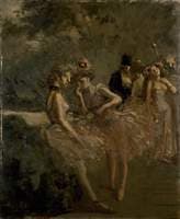 Scene in the Wings of a Theatre