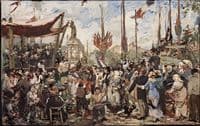 Le 14 juillet 1880, inauguration du monument à la République
