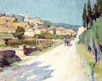 Village Road in Summer