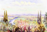 Valley of the Seine, View towards La Joncherie