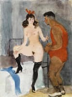 A Girl with a Turkish Wrestler
