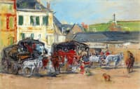 The Departure of the Coaches