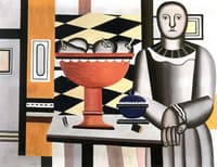 Woman with Fruit Bowl