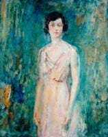 Lady in a Pink Dress