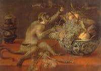 Still Life with a Monkey
