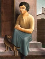 Girl with Dog