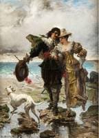 Romantic Scene on the Сoast