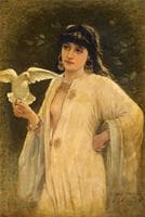 Young Beauty with Dove