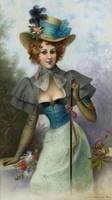 Elegant Woman with Hat