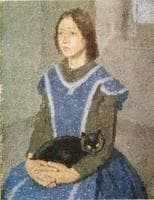 Girl with a Cat