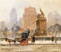 Winter along Central Park