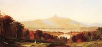 New England Landscape in Autumn