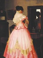 Lady in a Pink Dress