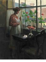 Lady at a Sunlit Window