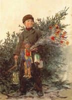 Berlin boy from the Christmas market